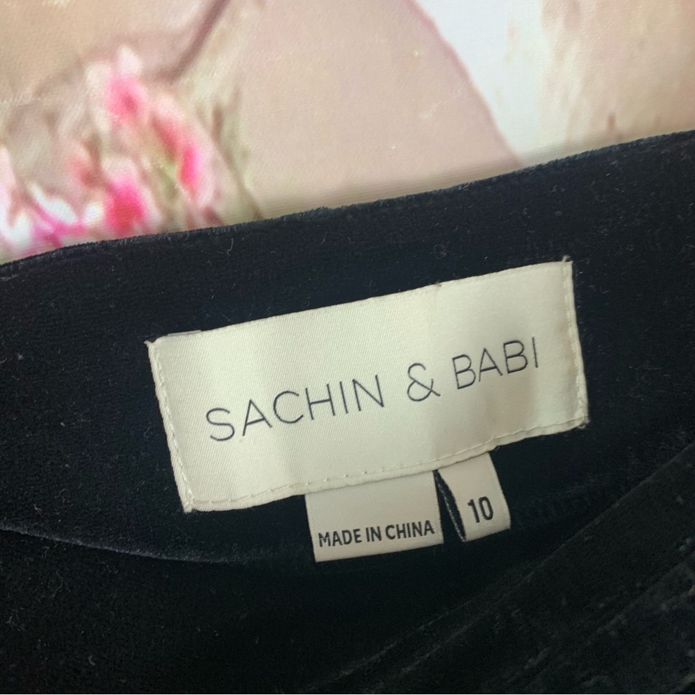 SACHIN & BABI High Waist Velour Velvet Leggings - Picture 10 of 10